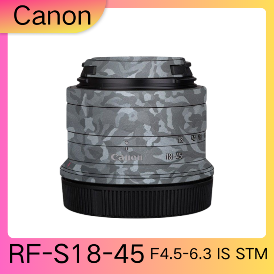 Lentes Canon RFS18-45F4.5-6.3 IS STM  - Pele câmera, adesivo câmera - com alta resistência a arranhões, à prova d'água e com design elegante.